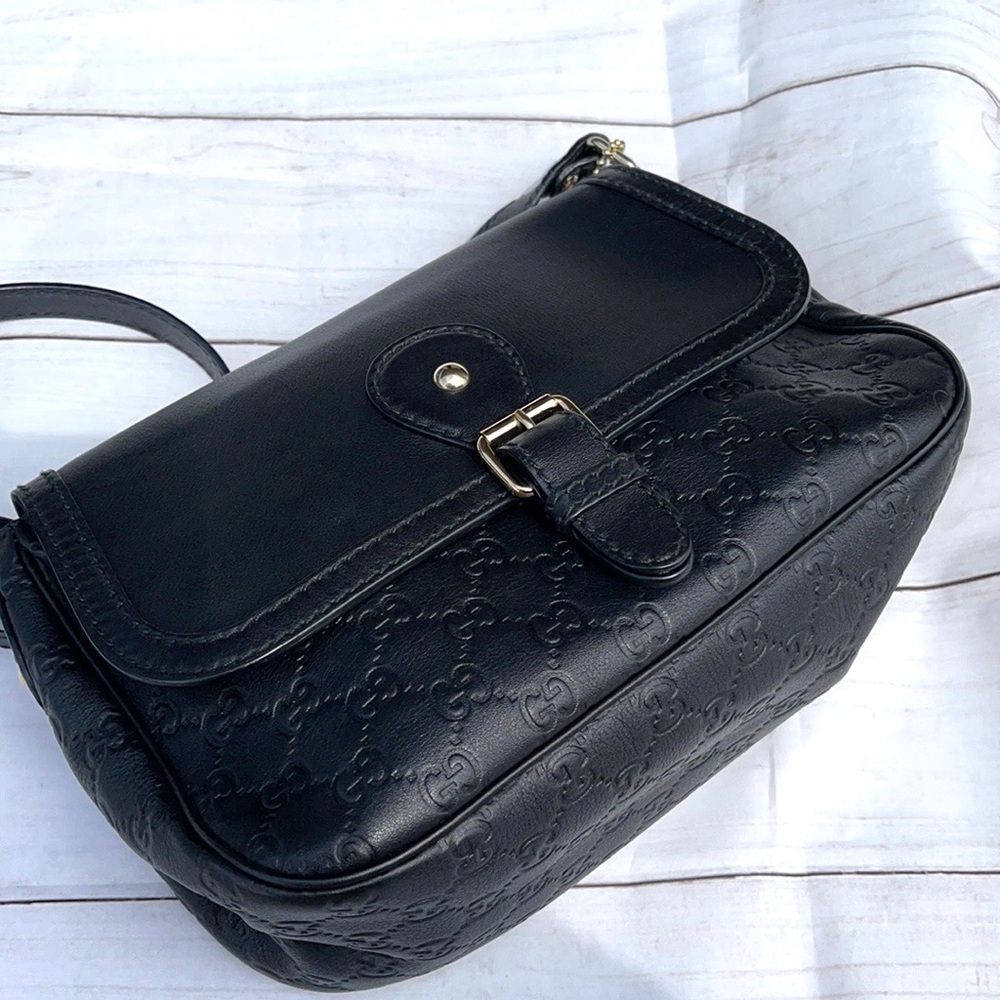 GUCCI Sukey Guccissima Crossbody Bag